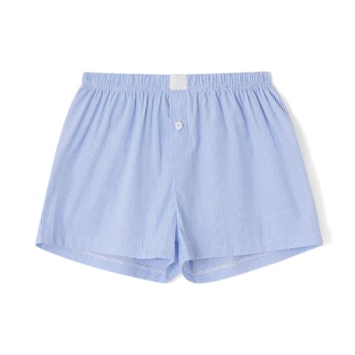 Image of Y2k Women Gingham Boxer Shorts Low Rise Micro Pajamas PJ Sleep Short Pants Plaid Sleepwear Sleeping Lounge Bottoms