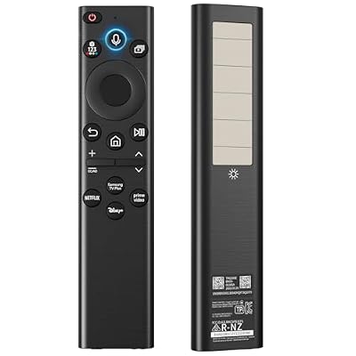 BN59-01385A Solar Frame TV Remote Control Replacement for Samsung Smart TV with Voice & Rechargeable Solar Cell