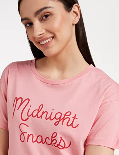 Image of Amazon Brand - Symbol Women Cotton Stretch Regular Fit Round Neck Half Sleeve T-Shirt (Available in Plus Sizes)