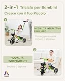 Zoom IMG-1 kriddo 2 in 1 triciclo Zoom IMG-1 kriddo 2 in 1 triciclo