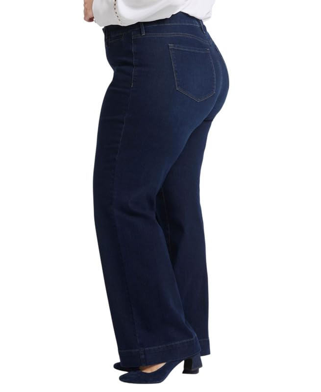 NYDJ Women's Plus Size Teresa Trouser Jeans (Burbank Wash, 16W)3