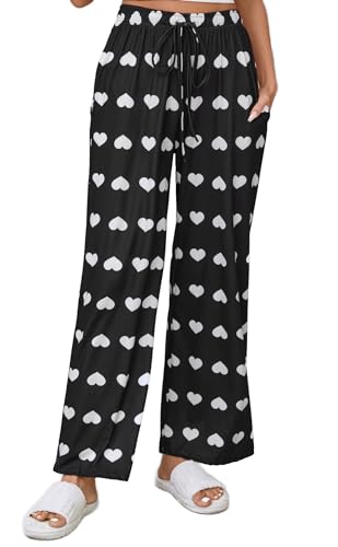 Image of X-Image Women Comfy Casual Pajama Pants with Pockets & Drawstring