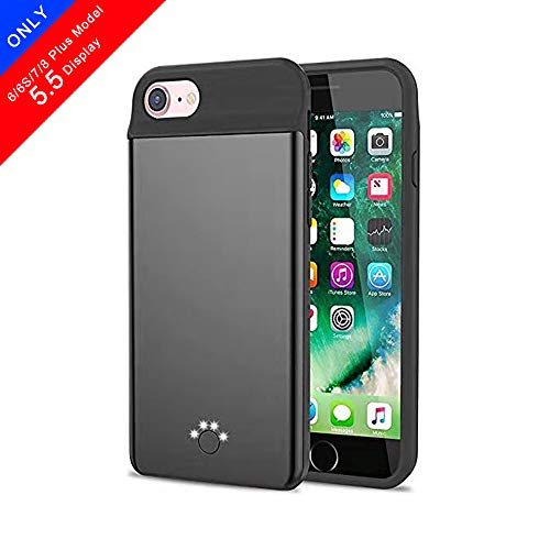 Premium Full Protection Battery Case Compatible With iPhone 8 Plus, 7 Plus, 6/6S Plus Model With 5.5
