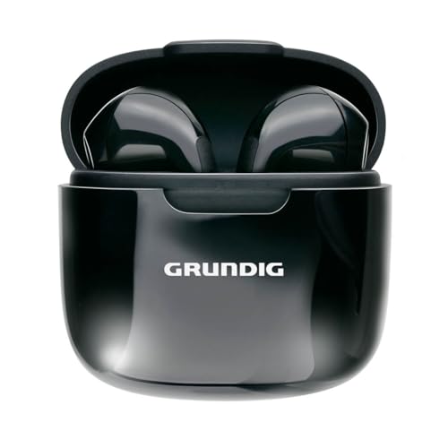 GRUNDIG Écouteurs Bluetooth Intra-Auriculaires sans Fil 200 mAh - 3 Heures de Lecture, Appels Mains Libres avec Étui de Chargement