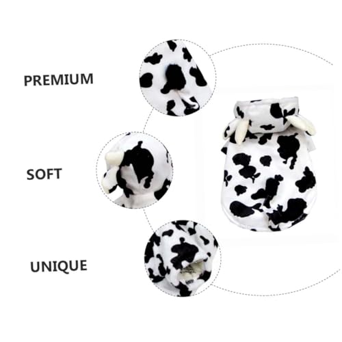 Disfraz de perro con estampado de vaca, talla S miniatura 7