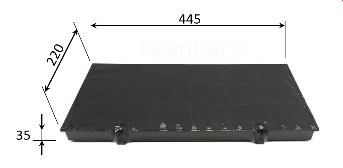 Aktivkohlefilter Typ 150 (DKF24/KF150) Für AEG, Electrolux, Bauknecht Dunstabzugshauben