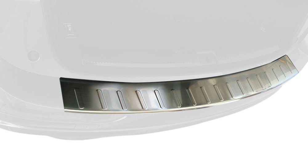 Avisa Edelstahl Heckstoßstangenschutz kompatibel mit Audi Q5 2008-2012 & 2012- 'Ribs'