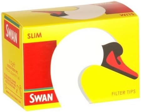 Swan Slimline Filter Tips (10 Boxes of 165ct = 1650 Tips) Britians Favorite Cigarette Tips