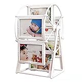 Rotatable Windmill Ferris Wheel Picture Frames, 5' DIY Tabletop Photo Frames, Desktop Picture Frame...