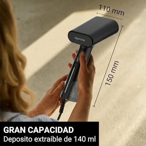 Plancha portátil compacta SteamOne de 2000 W y depósito de 140 ml 3