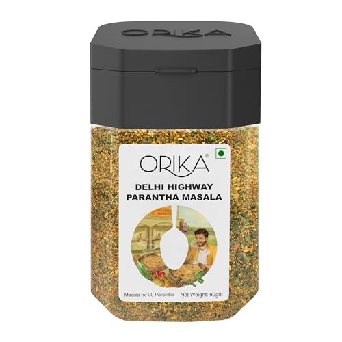 Orika Delhi Highway Parantha Masala, 90 G | Authentic North Indian Spice Blend for Paranthas | No Artificial Colour and Additives