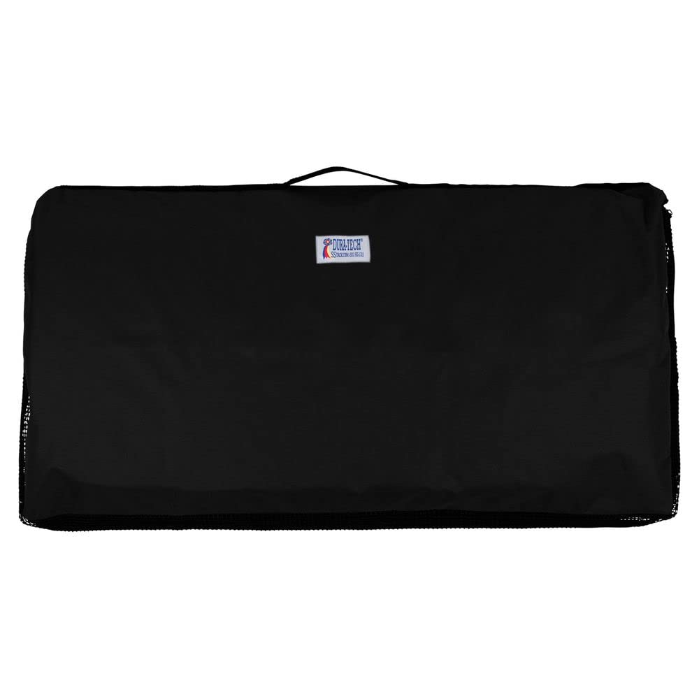 Dura-Tech 600D Breathable Western Pad Carrier | Color Black Essential Stable Gear | Tough 600D Polyester | Holds Two Oversized Pads | Vented Mesh Panels for Airflow | Convenient Carry Handles