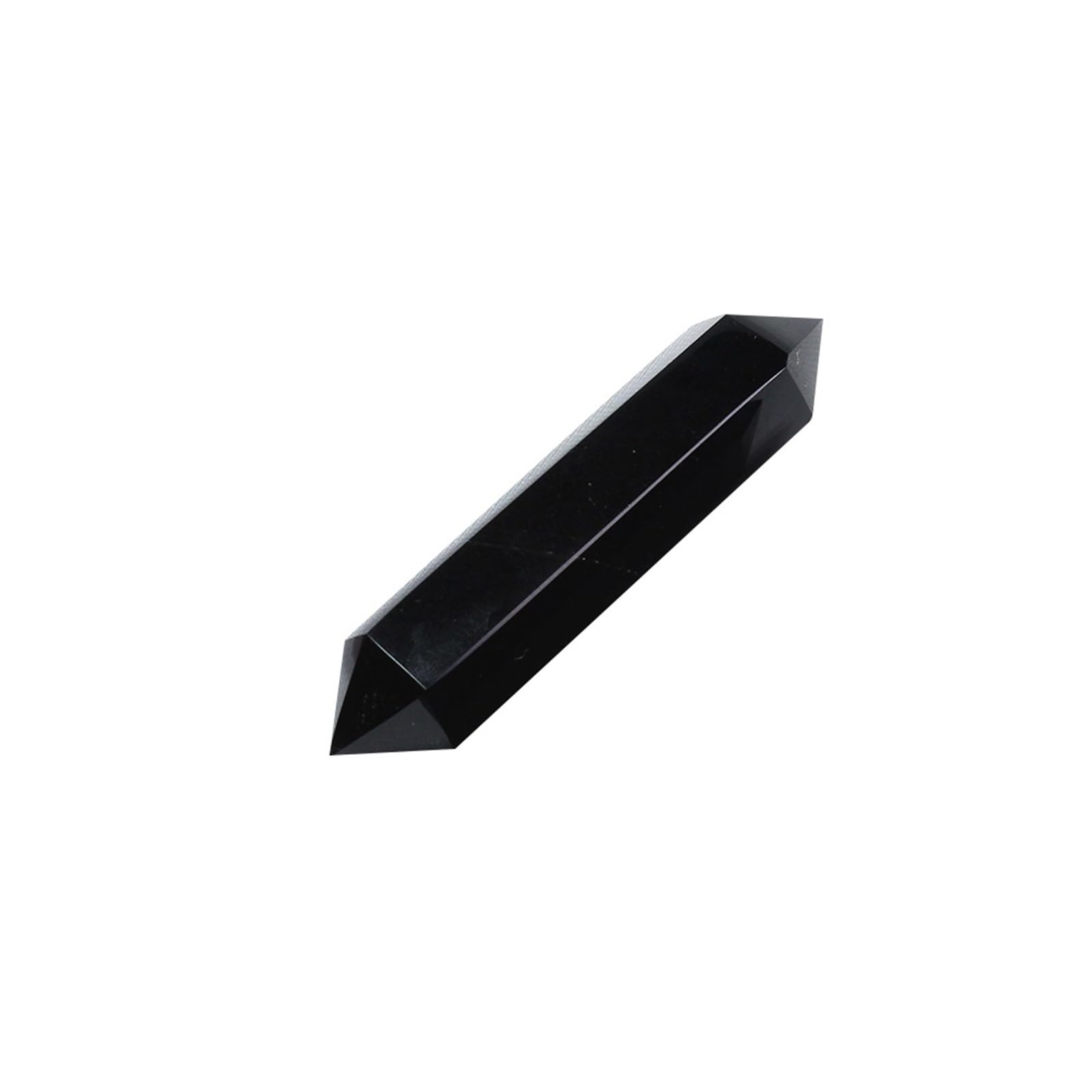 Adorno de cuarzo DSZUJTYROP de obsidiana con doble punta, el regalo ideal de decoración