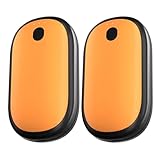 電気式ハンドウォーマー - 携帯型磁気ハンドウォーマー - 屋外 スポーツ レジャー 勉強 仕事 スノボー スキー ワカサギ釣り キャンプ 通勤 贈り物 防寒グッズ