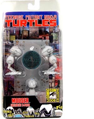 NECA Teenage Mutant Ninja Turtles Comic Con 2008 Exclusive Mouser 3-Pack