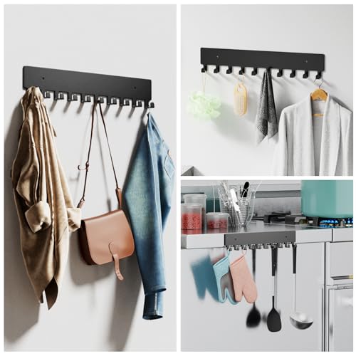 Gtk BLACK KEY HOOK-10 HOOKS Key Holder For Wall, Key Hooks thumb #5