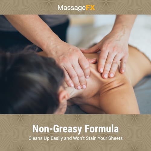 MASSAGE FX Unscented Massage Cream, 5 Gallon - Massage Creams for Massage Therapy - Physical Therapy Massage Cream - Deep Tissue Massage Cream Gallon - Infused with Arnica, Sunflower, & Vitamin E