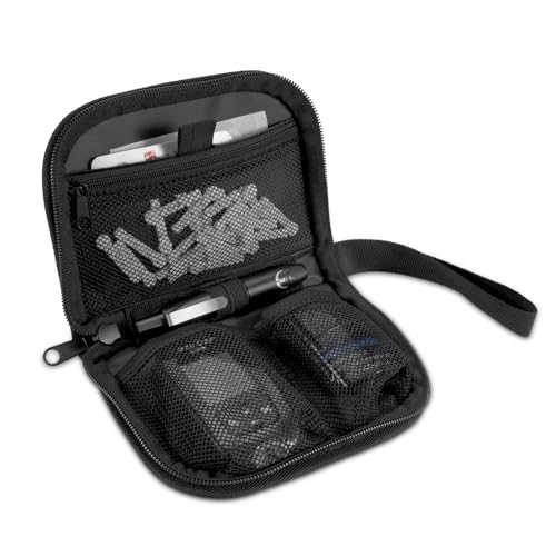 MEDMAX Estuche de Suministros para Diabetes, Bolsa Organizadora para Medidor de Glucosa Portátil, Plumas de Insulina, Tiras de Prueba, Lancetas y Jeringa