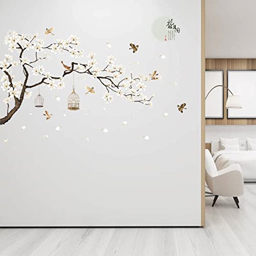 Vinilo Decorativo Mural Árbol Flor Cerezo 3D miniatura 6