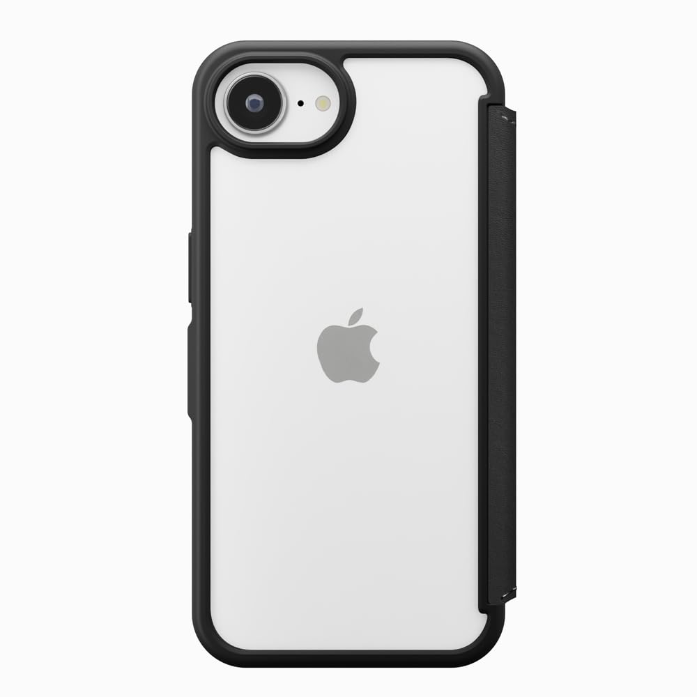 iPhone17e / iPhone16e 用 ガラスフリップケース ブラック PG-25KGF01BK