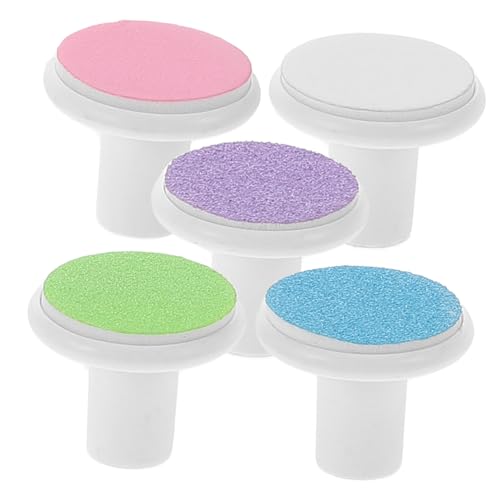 minkissy 5個 ネイルグラインダー 釘の頭 電動爪やすりパッド 爪切り交換用パッド 大人の爪やすりパッド 大人のネイルトリマーヘッド 爪研削ヘッド 爪やすりパーツ サンドペーパー