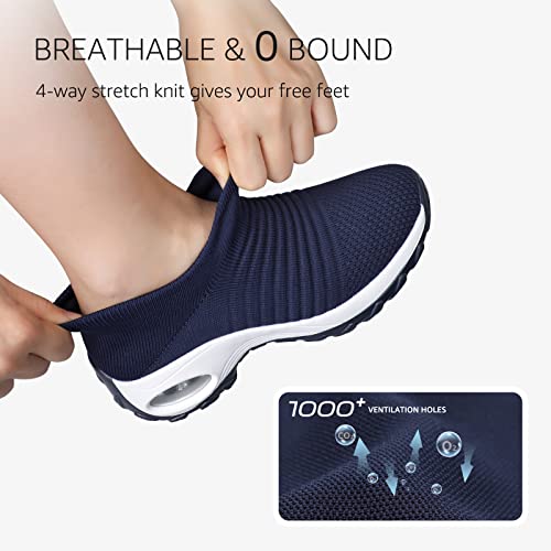 Image of STQ Walking Shoes for Women Slip on Sock Sneakers Non Slip Air Cushion