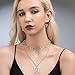 Subiceto 33Pcs Grunge Vintage Punk Necklace Jewelry Set Gothic Earrings Fairy Butterfly Boho Crystal Y2k Cross Pendent Butterfly Heart Choker Goth Stackable Knuckle Rings Adjustable
