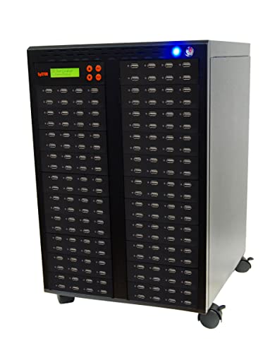 Image of Systor 1 to 167 USB Duplicator & Sanitizer 2GB /Min - SYS-USBD-167 | Standalone USB duplicator and sanitizer for flash memory drives with copier and storage drive eraser, speeds up to 33MB /sec.