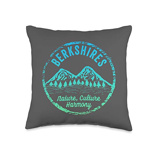 Berkshires Massachusetts Mountain Vacation Throw Pillow