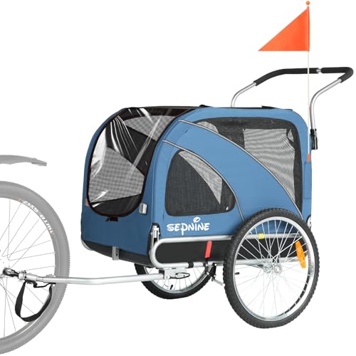 Sepnine Dog Cart of 2 in 1 Large Pet Dog Bike...