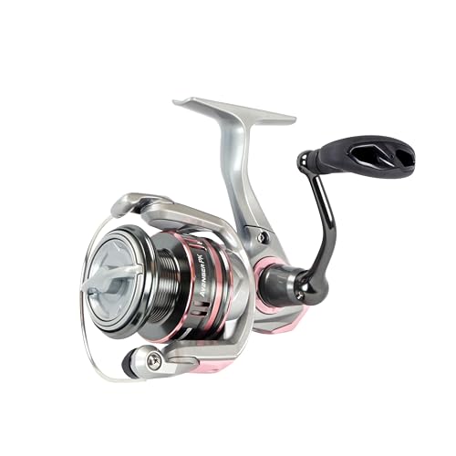 Okuma Avenger B Series Carrete Spinning para Agua Dulce y Agua Salada Ligera con Sistema de Arrastre Suave y Cuerpo Duradero Resistente a la Corrosión, Rosa, AV-3000B-PK