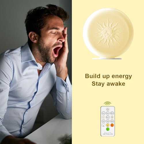 Light-Therapy-Lamp2-Major-FunctionsActivate-MoodRelieve-HeadacheUV-Free-10000-LUX-Treatment-Light20-Level-Drightness-Fine-Tuning-4-TimingsLarge-Glossy-Rotatable-Stand