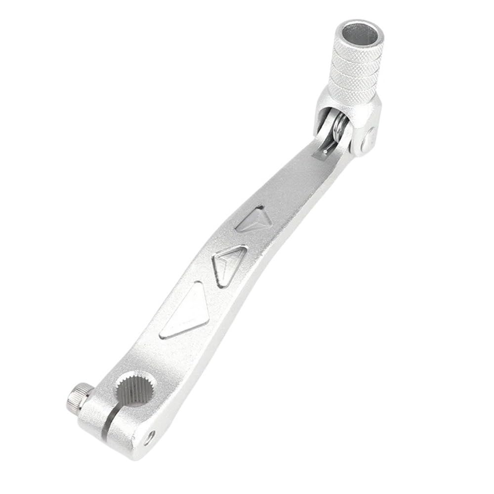 Yibhj3e Silver Gear Shift Lever Motorcycle Cnc Gear Shift Lever Rod Alloy Aluminium Dirt Pit Bike For 50Cc 110Cc 125Cc 250Cc Crf Klx50