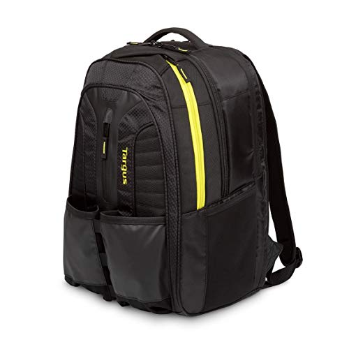 Targus Work + Play Rackets 15.6-Inch Laptop Backpack, Black/Yellow (TSB943EU)