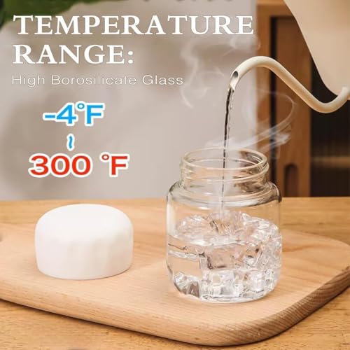 Image of Baby Milk Bottle 300ml Glass Water Bottle with Lid - Leakproof BPA-Free Juice & Tea Bottle with Measurement Markings & Rope Handle Reusable Juice, Tea & Water Bottle for Office