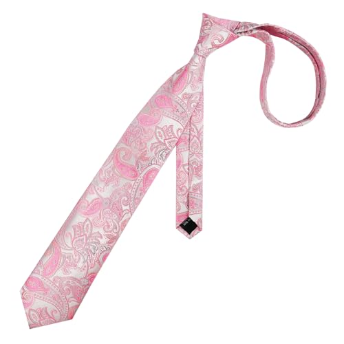 Image of Alizeal Mens 3.15'' Vintage Paisley Tie Pocket Square Set | Elegant Perfect for Banquet Wedding and Party