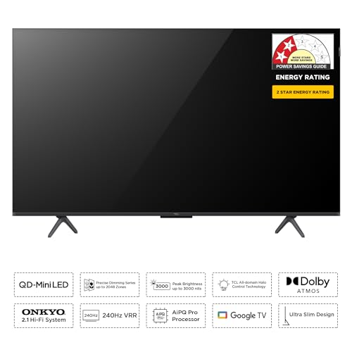 Image of TCL 164 cm (65 inches) 4K UHD Smart QD-Mini LED Google TV 65C72K