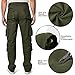 Men's BDU Casual Military Pants, Tactical Wild Army Combat ACU Rip Stop Camo Cargo Work Pants Trousers with 8 Pockets #7533 Army Green 36