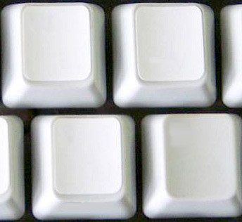 Online-Welcome Blank Keyboard Stickers Non Transparent White Background - Thumbnail 4