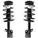 Detroit Axle - Struts Shocks for 2007-2012 Nissan Sentra [Base S SL SR] Complete Front Struts with Coil Spring Rear Shock Absorbers 2008 2009 2010 2011 Replacement Ready Assembly