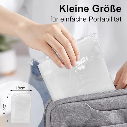 2 Stück Regenponcho Damen Herren,Wasserdicht Transparent Regenjacke Regencape mit Tunnelzug Kapuze Eva Travel Faltbar Regen Poncho Regenmantel für Wandern Radfahren Camping Festival und Reisen