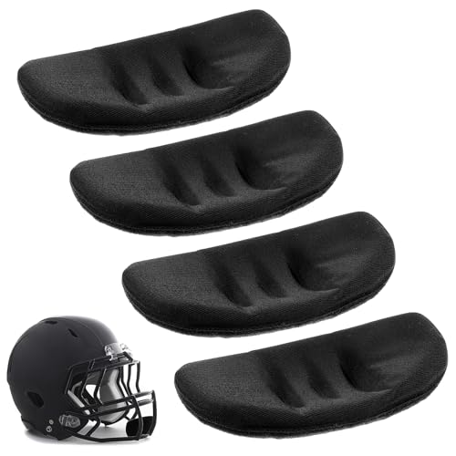 HJZHII 4 Pcs Softball Fielder's Facemask Chin Cup Replacement, Baseball Softball Pitchers Helmet Padding Face Defense Mask Chin Pad for Women Men