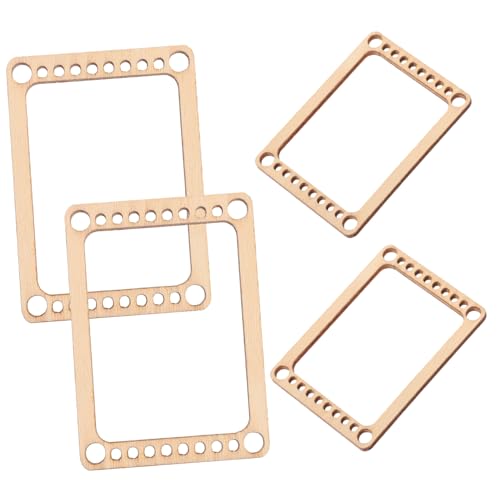 VILLCASE Handcraft Weaving Loom Vwoven Board Child Weaving Tool Wooden Looms Craft Weave Tools