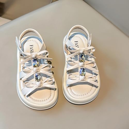 Girls Open Toe Shoes First Walkers Shoe Summer Toddler Paillette Butterfly Flat Sandals Kids Rubber Footwear4