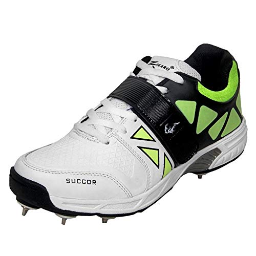 ZIGARO succor White Green Full Spikes Cricket (B07NGLSCJM) Amazon Price History, Amazon Price Tracker