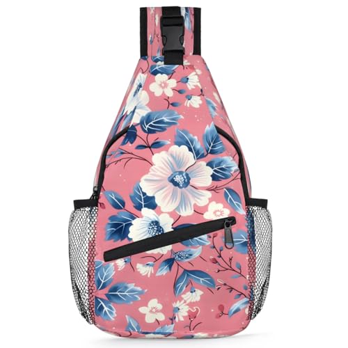 Bolso Sling para Hombre y Mujer con Estampado Floral