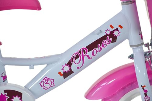 Sch Roses, Bicicletta Bambina, Bianca, 12 - 2