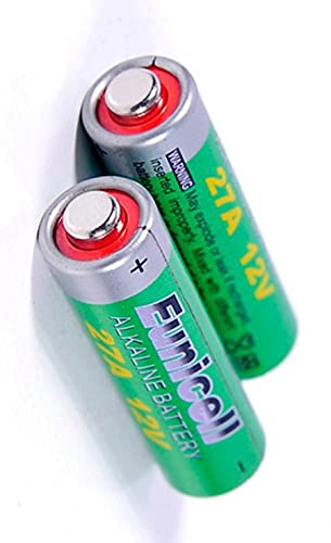 Pack de 10 pilas alcalinas 27A 12V Hillflower miniatura 1