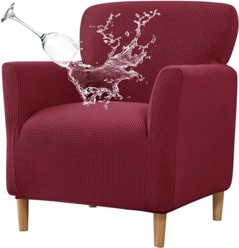 MCNDSI Banquet Armchair Slipcovers Armchair Slipcovers Chair Cover Velvet Armchair Sofa Slipcovers Removable Couch Covers For Living Room Home Decoration (Color : #1, Size : 1pc)