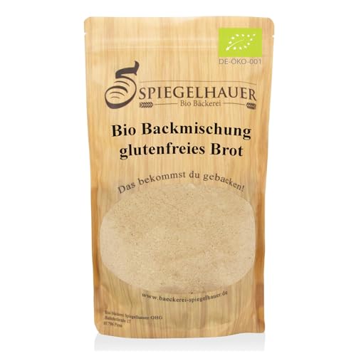 Bäckerei Spiegelhauer Mezcla para hornear orgánica Pan sin gluten Pan de masa fermentada sin gluten Mezcla Pan